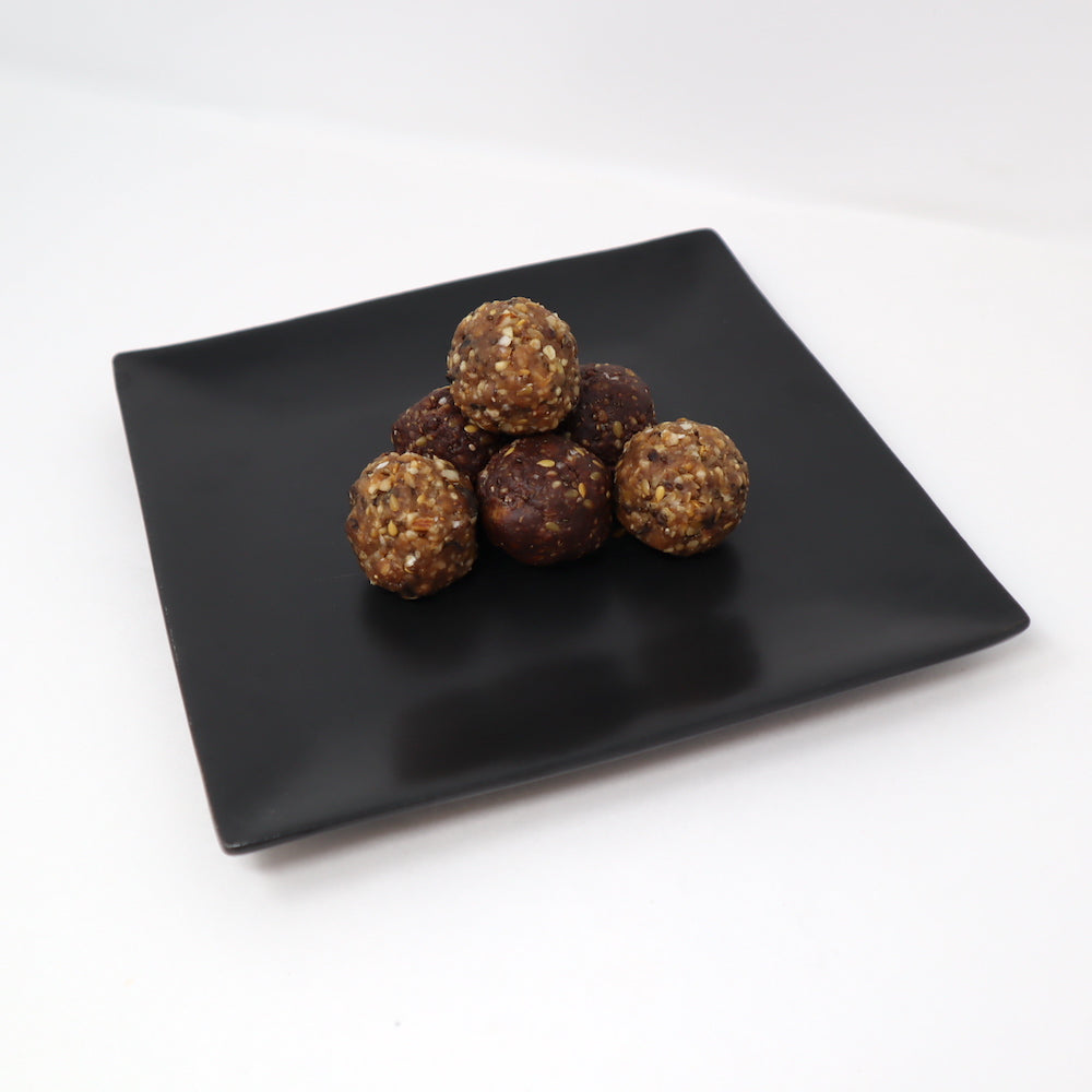 Vegan Unicorn Balls, Raw Cacao & Peanut Butter, 8-pack