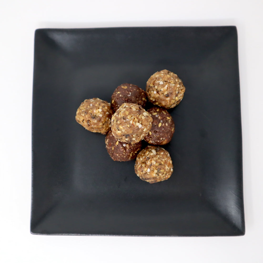 Vegan Unicorn Balls, Raw Cacao & Peanut Butter, 8-pack